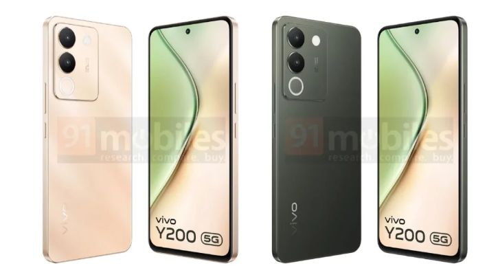 صور مسربة تستعرض تصميم وألوان هاتف Vivo Y200 5G