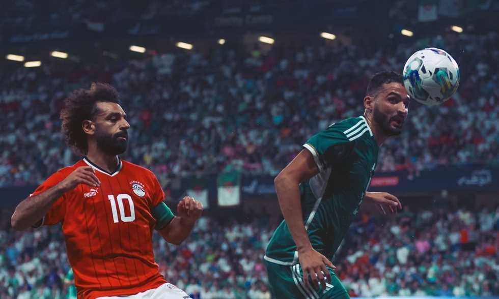 مباشر مباراة ودية - مصر (1)-(1) الجزائر.. هدف التعادل من إسلام سليماني