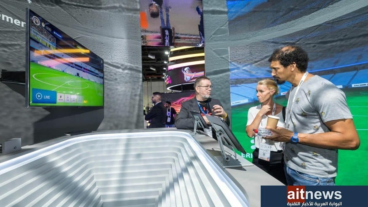 إريكسون تستحوذ على انتباه زوار جيتكس جلوبال 2023 بعرضها الحيّ للرياضة الغامرة