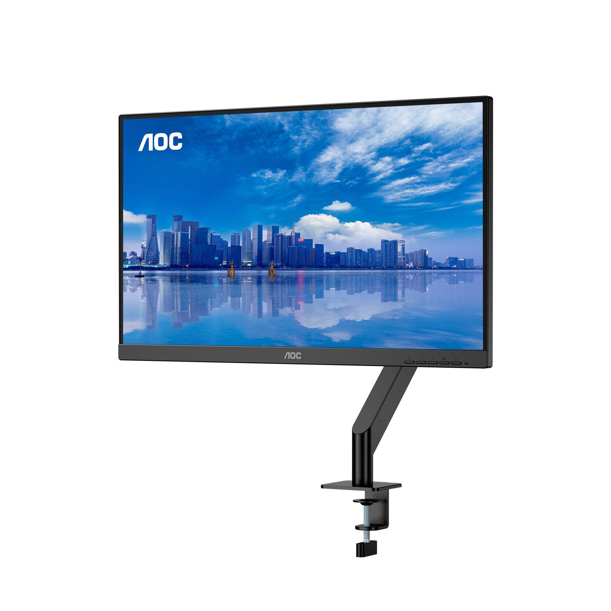 الكشف عن شاشة AOC U27P3UB المزودة بذراع مريح
