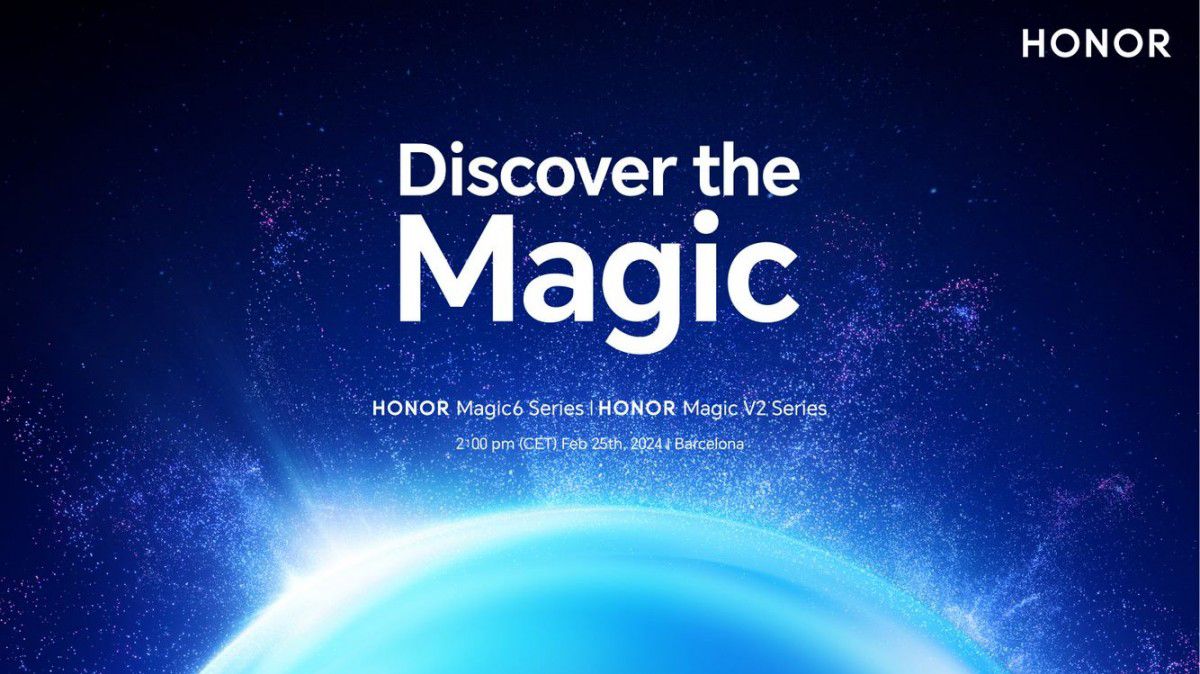 Honor تؤكد خططها لإطلاق سلسلة Magic 6 وMagic V2 RSR في فعاليات MWC القادمة