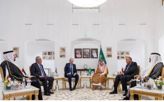 اجتماع سداسي عربي لبحث تطورات أزمة قطاع غزة