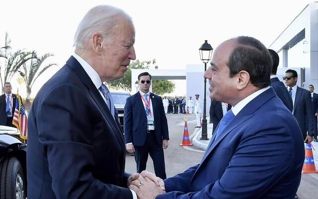 بايدن يعرب للسيسي عن تقديره للجهود والوساطة المصرية للتوصل لوقف إطلاق النار بغزة