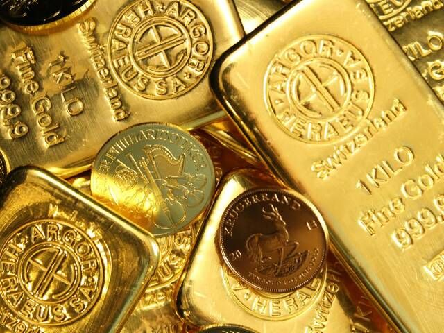 أسعار الذهب تنهي تعاملات اليوم على ارتفاع
