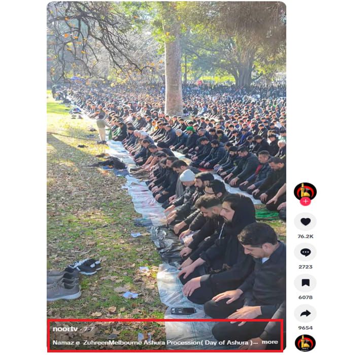 الفيديو وقت نشره في حساب 