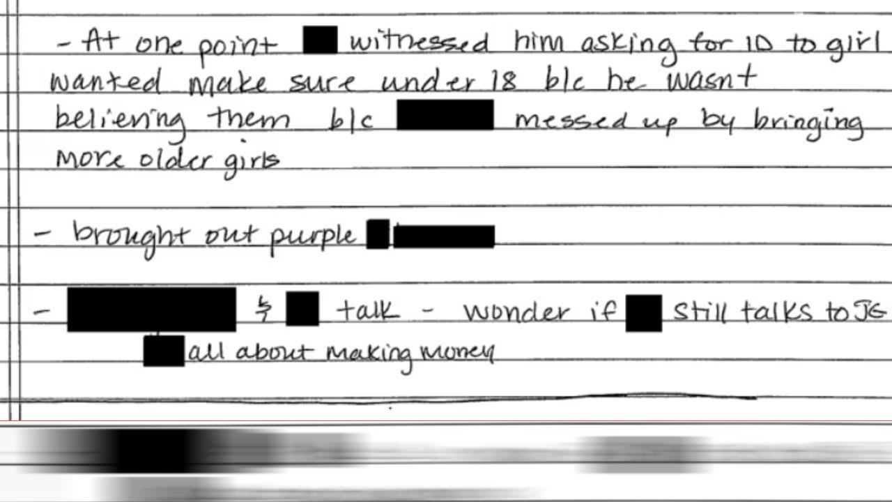 تُظهر مذكرة مُضمنة في الملفات حالة تم فيها طلب بطاقة هوية من فتاة للتأكد من عمرها.