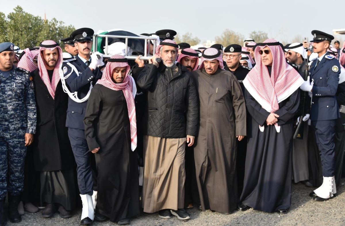 الكويت تشيّع شهيد الواجب العقيد سعود نصار الخمسان في مقبرة الصليبيخات
