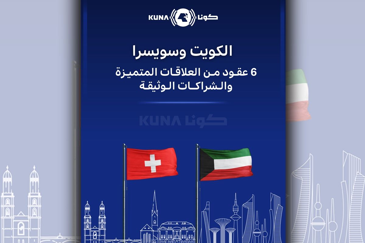 الكويت وسويسرا... 6 عقود من الشراكات الوثيقة