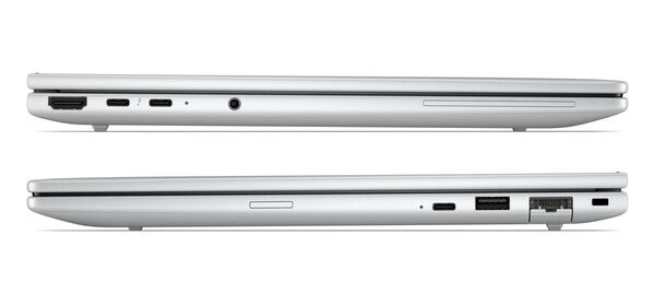 The EliteBook 8 G2a 14 with its optional RJ45 Ethernet connection.