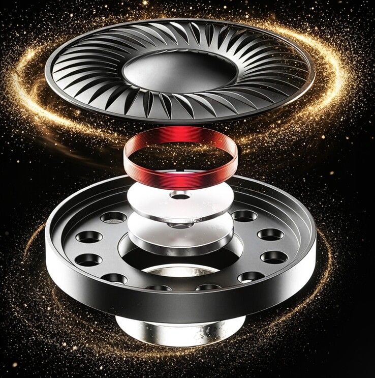 The Fiio Snowsky Nature headphones use 50mm Japanese carbon black diaphragms.