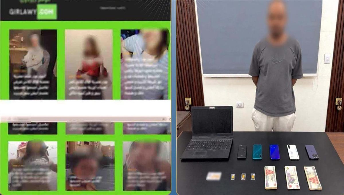 بحوزته هواتف ولاب توب وسبائك ذهب، سقوط مدير موقعين إلكترونيين لبث محتوى خادش للحياء بالبحر الأحمر