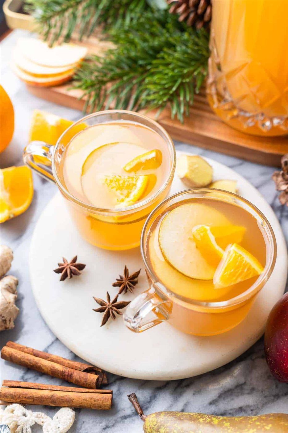 مشروبات عشبية دافئة