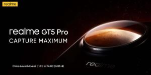 الإعلان عن هاتف Realme GT5 Pro في 7 ديسمبر
