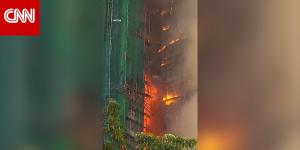 أخطر حريق في تاريخ هونغ كونغ الحديث يدمر 7 أبراج سكنية.. شاهد ما رصده مراسل CNN