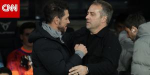 تصرف لافت من فليك مع سيميوني بعد فوز برشلونة على أتلتيكو