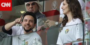 ولي عهد الأردن والأميرة رجوة يصلان إلى ملعب لوسيل لحضور نهائي كأس العرب