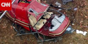 شاهد.. لحظة سقوط مروحية بعد اصطدامها بأخرى في سماء نيوجيرسي