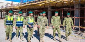 طواري تفقّد مشروع توسعة معسكر سالم العلي في الحرس الوطني