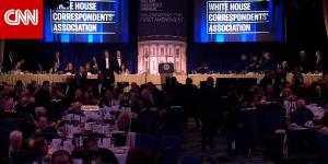 شاهد.. لحظة إخلاء ترامب بعد إطلاق نار في حفل عشاء مراسلي البيت الأبيض