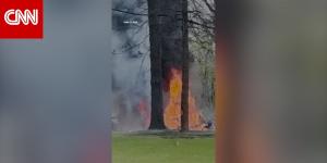 تسجيلات برج المراقبة توثق اللحظات الأخيرة.. استمع لما حدث قبل تحطم طائرة بأمريكا