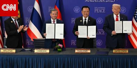 ترامب يعلن توسطه في اتفاق جديد لوقف إطلاق النار بين تايلاند وكمبوديا