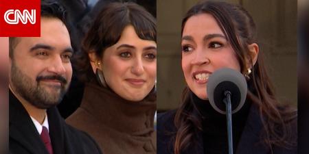 أول عمدة مهاجر منذ أكثر من قرن.. شاهد كورتيز تُقدّم ممداني في حفل التنصيب