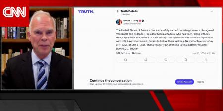 ترامب يعلن اعتقال رئيس فنزويلا مادورو.. وجنرال أمريكي متقاعد: كان محروسا من قبل الاستخبارات الكوبية