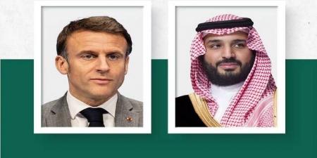 ولي العهد يبحث مع ماكرون تأثير تهديدات الملاحة البحرية على الاقتصاد العالمي