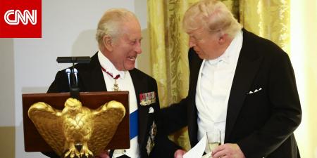 "الملك تشارلز يوافقني الرأي بشأن عدم امتلاك إيران أسلحة نووية".. لماذا خالف ترامب البروتوكول بهذا التصريح؟