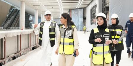 المشعان تتفقد مشروع مبنى الركاب الجديد «T2» في مطار الكويت الدولي
