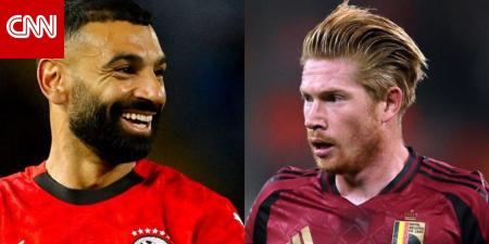 تصريح "لافت" من دي بروين عن محمد صلاح قبل مباراة بلجيكا ومصر