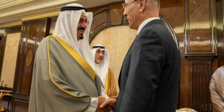 سمو رئيس مجلس الوزراء يستقبل وزير الداخلية اللبناني