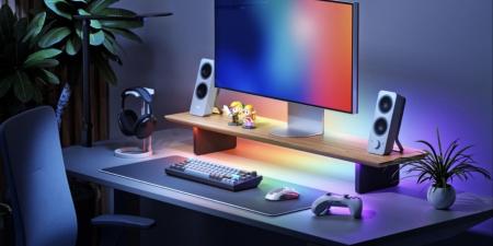 Nanoleaf تكشف عن حامل شاشة ذكي بإضاءة RGB تضم 102 منطقة وإضاءة ثنائية الوضع