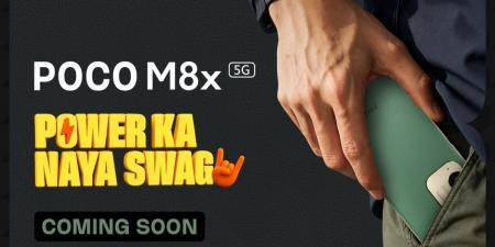 حصرياً .. تفاصيل حول Poco تشوّق لهاتف M8x 5G وتكشف أول لمحة عن تصميمه الخلفي - بوابة مصر الجديدة