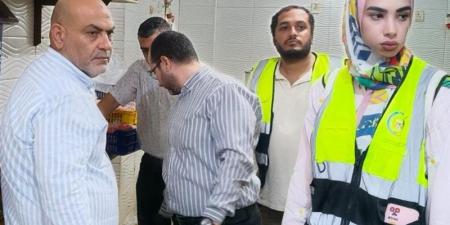 التحفظ على طن ونصف لحوم وكبدة متغيرة الخواص في حملة بشبين القناطر