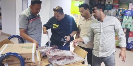 ضبط 22 طن مواد غذائية ولحوم و23 ألف لتر وقود في حملات المفاجئة على الأسواق بأسيوط