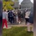 فوضى وألفاظ حادة لحظة اعتقال عناصر حرس الحدود مهاجرًا بدون وثائق ومواطنين أمريكيين