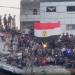 من بين المباني المدمرة.. فلسطينيون يهتفون لمصر أثناء المواجهة مع الأرجنتين