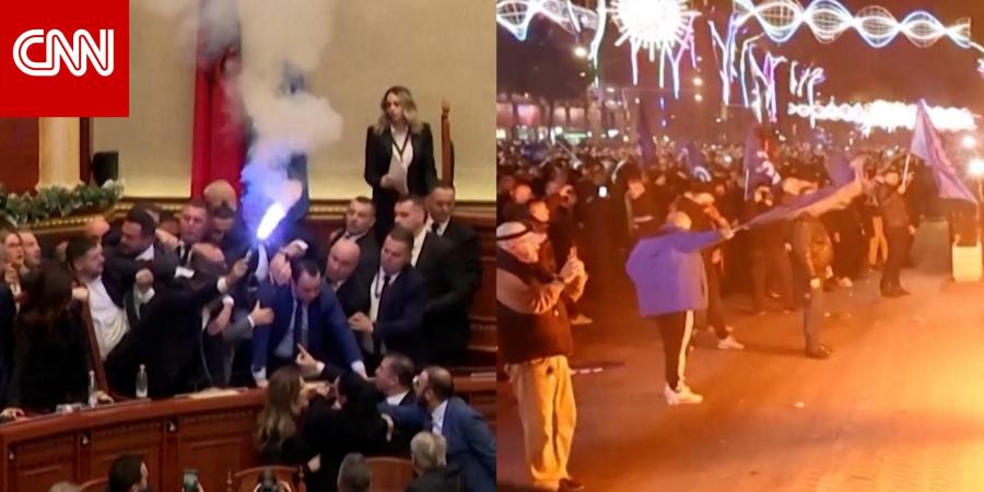 فوضى بالبرلمان وزجاجات حارقة على مباني الحكومة.. لماذا تشهد ألبانيا احتجاجات؟
