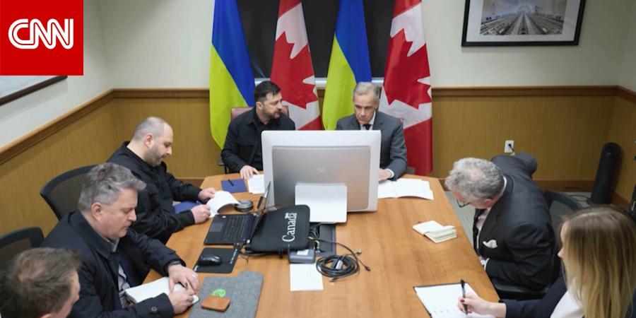 زيارة غير متوقعة لزيلينسكي إلى كندا قبل لقاء ترامب.. إليكم ما تم بحثه هناك