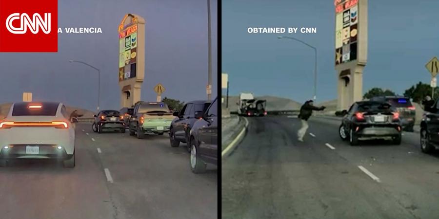 شاهد.. عناصر الهجرة الأمريكية تطلق النار على مشتبه به بعد توقيفه بكاليفورنيا