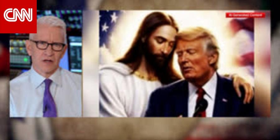 مرة أخرى.. ترامب ينشر صورة جديدة له مع يسوع بالذكاء الاصطناعي وسط استمرار خلافه مع البابا