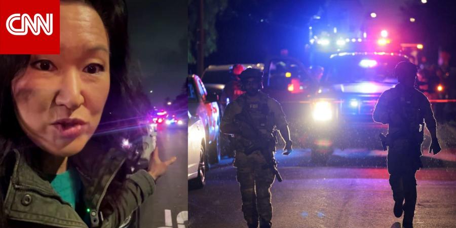 CNN أمام منزل المشتبه به في إطلاق النار خلال حفل عشاء مراسلي البيت الأبيض