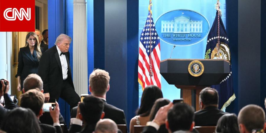 ترامب يتحدث عن رد فعل زوجته ميلانيا خلال إطلاق النار بحفل عشاء مراسلي البيت الأبيض