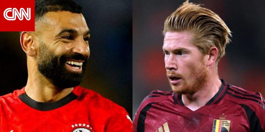 تصريح "لافت" من دي بروين عن محمد صلاح قبل مباراة بلجيكا ومصر