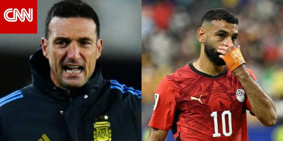 "سأكون سعيداً بمواجهته".. مدرب الأرجنتين عن محمد صلاح
