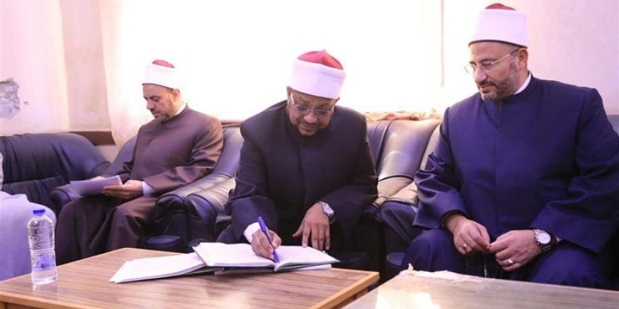 أمين البحوث الإسلامية ومساعديه يتفقدون منطقة وعظ شمال سيناء