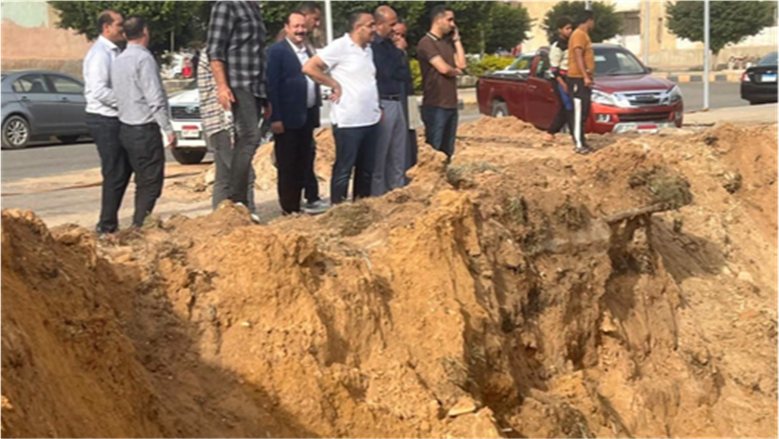 تنفيذ أعمال حفر المركز التكنولوجي الجديد للمناطق المضافة بالشروق