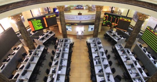 تراجع مؤشرات البورصة بمنتصف تعاملات جلسة الإثنين