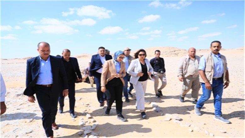 منال عوض: إعلان كهف الجارة في الوادي الجديد محمية طبيعية واستكشاف كهوف أخرى بالمنطقة (صور)